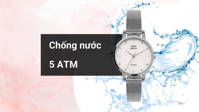 Khả năng kháng nước của mẫu đồng hồ