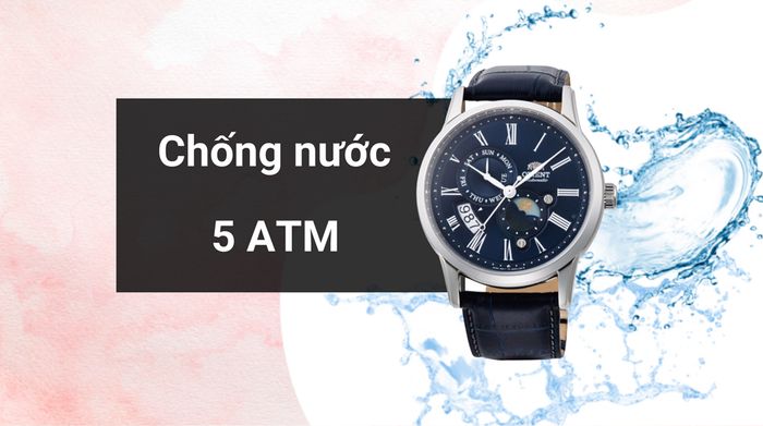 Khả năng kháng nước của mẫu đồng hồ