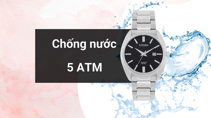 Khả năng kháng nước của mẫu đồng hồ