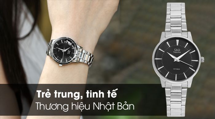 Đồng hồ nữ Q&Q S399J202Y mang thiết kế thời trang và hiện đại