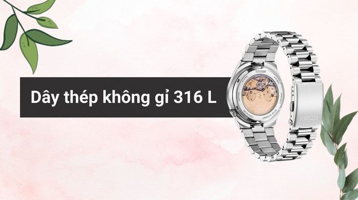 Chất liệu dây đeo của mẫu đồng hồ