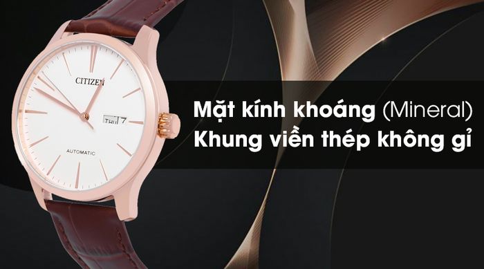 Đồng hồ Nam Citizen NH8353-18A - Cơ tự động chống va đập