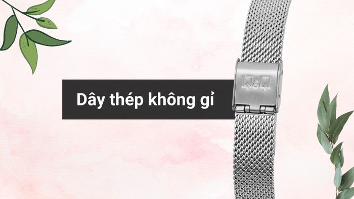 Chất liệu dây đeo của mẫu đồng hồ