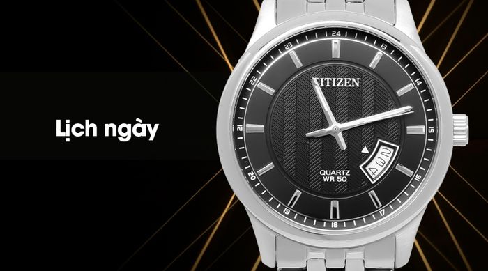 Đồng hồ nam Citizen BI1050-81E có lịch ngày tiện ích