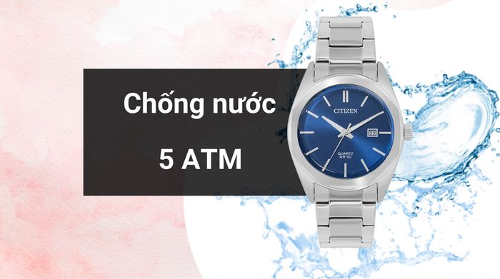 Khả năng kháng nước của mẫu đồng hồ