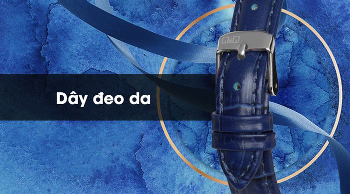 Đồng hồ Nữ Q&Q S279J312Y có dây đeo bằng da