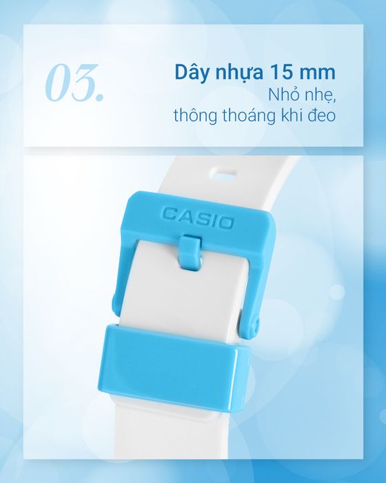 Đồng hồ Nữ Casio LRW-200H-2BVDF có dây đeo bằng nhựa