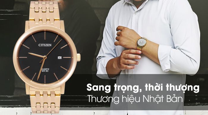 Đồng hồ Nam Citizen BI5072-51E Đen với thiết kế sang trọng và thời trang