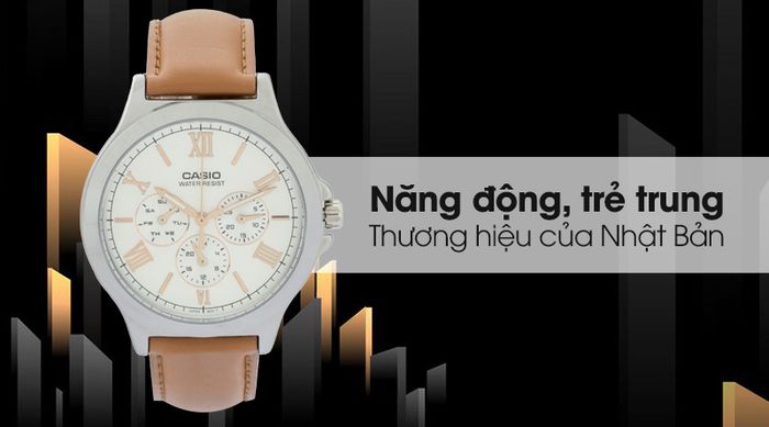 Đồng hồ nam Casio MTP-V300L-7A2UDF mang thiết kế thời trang và hiện đại