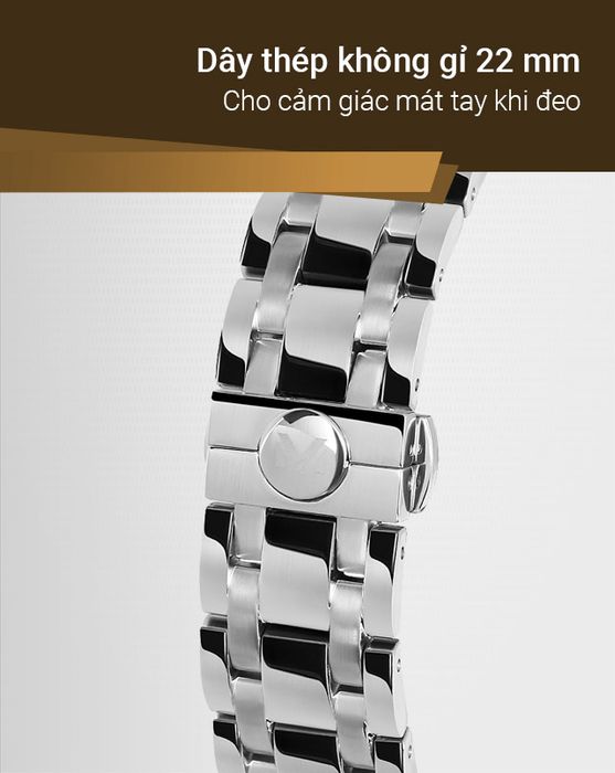 Đồng hồ nam MWW MS049-01 có dây đeo chắc chắn