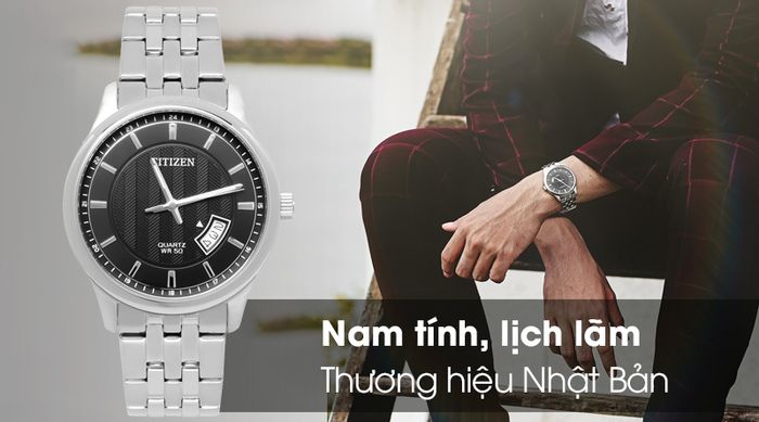 Đồng hồ nam Citizen BI1050-81E có thiết kế lịch lãm, sang trọng