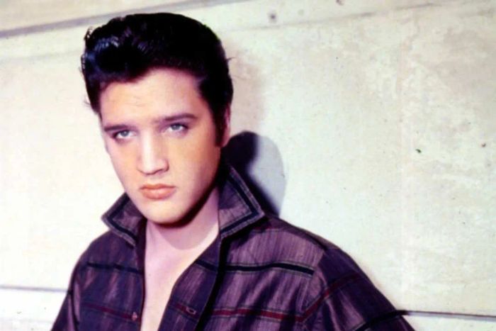 Singer Elvis Presley...