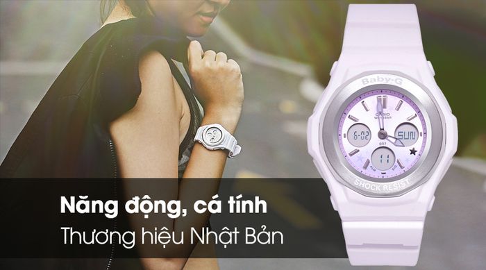 Đồng hồ nữ Baby-G BGA-100ST-4ADR có thiết kế năng động, cá tính