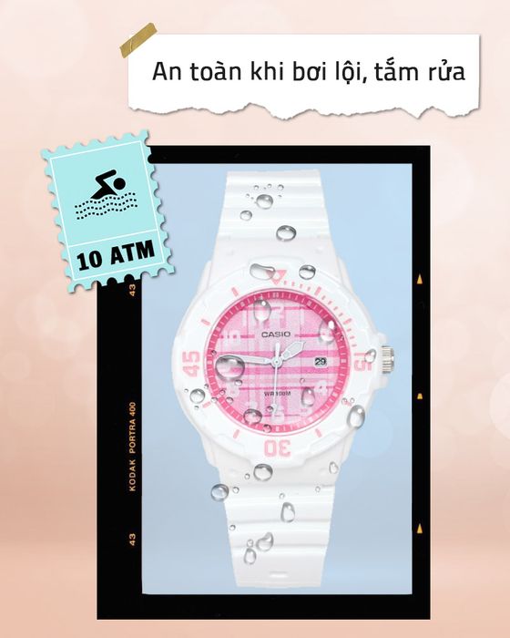 Đồng hồ Nữ Casio LRW-200H-4CVDF chống nước 10 ATM