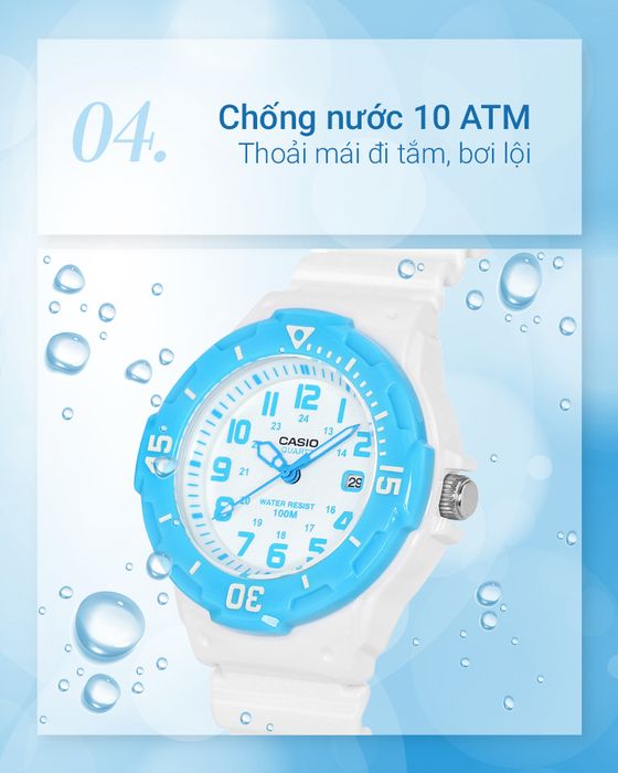 Đồng hồ Nữ Casio LRW-200H-2BVDF chống nước 10 ATM