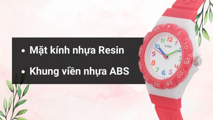 Chất liệu mặt kính và khung viền của mẫu đồng hồ
