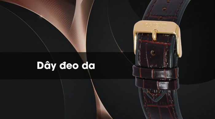 Đồng hồ nam Orient FAC08002F0 có dây đeo nhẹ nhàng và êm ái