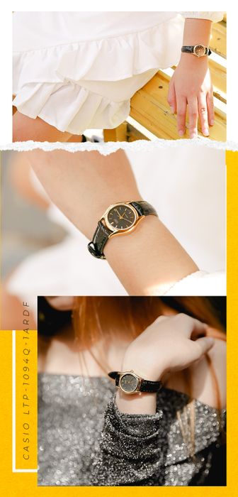 Trên tay Đồng hồ Nữ Casio LTP-1094Q-1ARDF