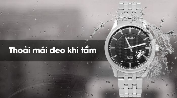 Đồng hồ nam Citizen BI1050-81E có hệ số chống nước 5 ATM