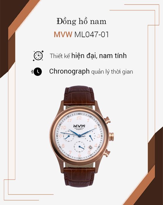 Tổng quan về đồng hồ nam MVW ML047-01