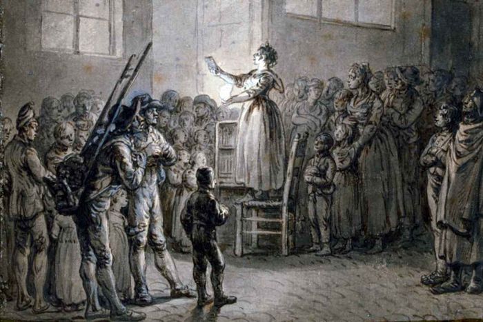 'A Popular Singer', 19th century. Artist: Jean Pierre Norblin