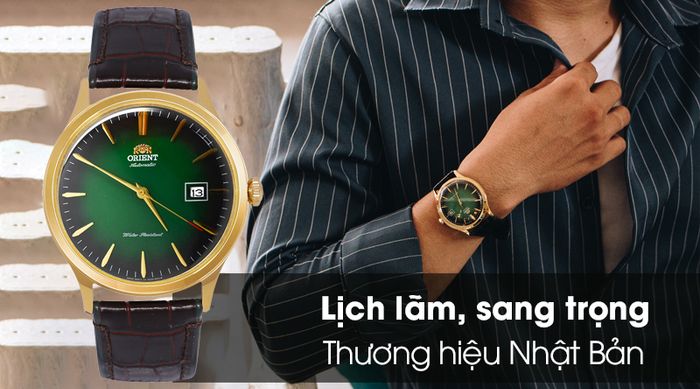 Đồng hồ nam Orient FAC08002F0 mang thiết kế sang trọng và hiện đại