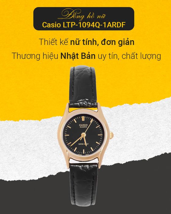 Tổng quan Đồng hồ Nữ Casio LTP-1094Q-1ARDF