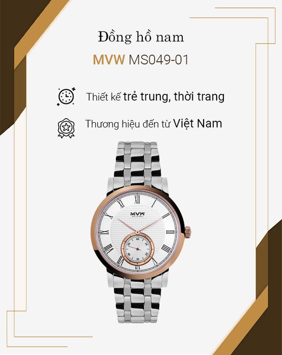Tổng quan về đồng hồ nam MWW MS049-01