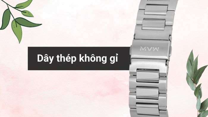 Chất liệu dây đeo của mẫu đồng hồ