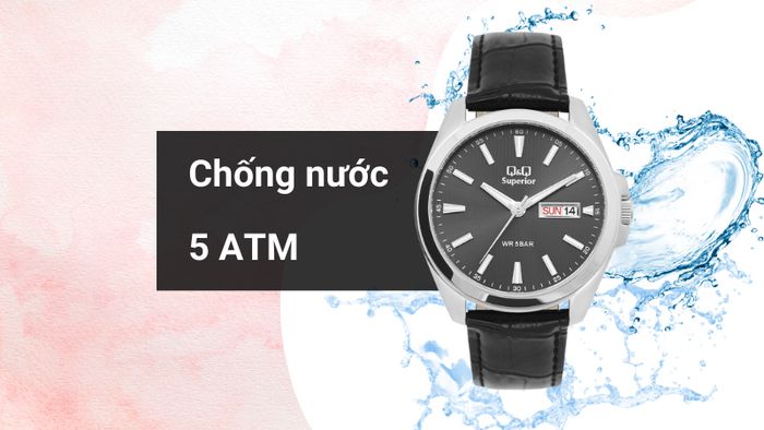 Khả năng kháng nước của mẫu đồng hồ