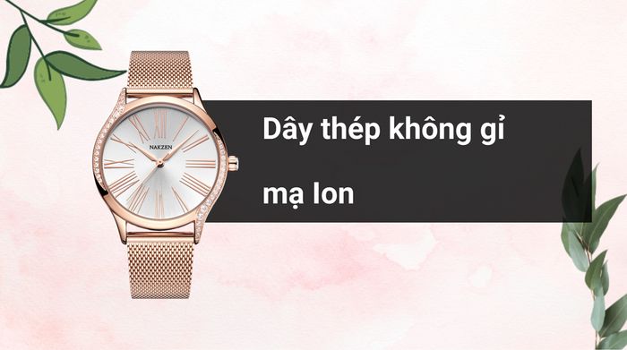 Chất liệu dây đeo của mẫu đồng hồ