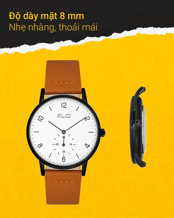 Đồng hồ Nữ Elio EL057-02 mỏng nhẹ và thời trang