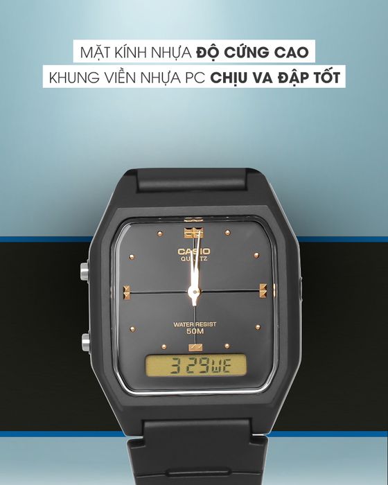 Đồng hồ Nam Casio AW-48HE-1AVDF chịu được va đập tốt