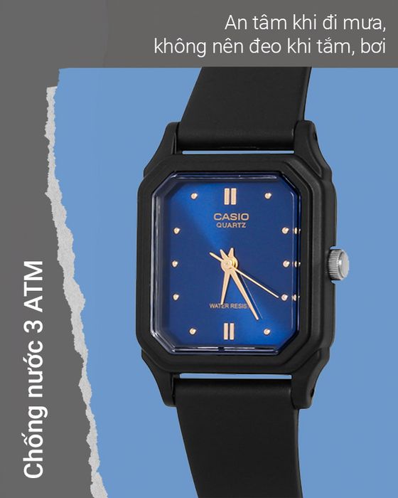 Đồng hồ nữ Casio LQ-142E-2ADF có hệ số chống nước 3 ATM