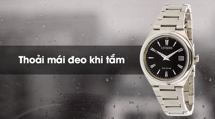 Đồng hồ nữ Citizen FE6020-56F - Eco-Drive có hệ số chống nước 5 ATM
