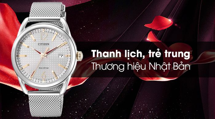 Đồng hồ nữ Citizen FE6088-87A - Eco-Drive có kiểu dáng nữ tính