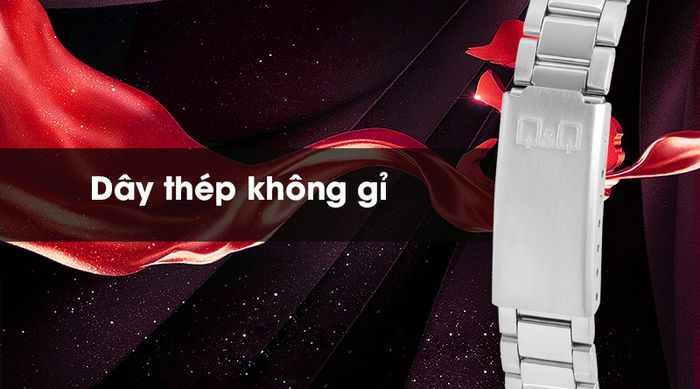 Đồng hồ nữ Q&Q S399J212Y có dây đeo bền bỉ
