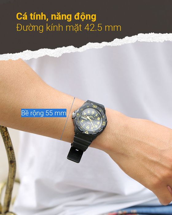 Trên tay Đồng hồ Nam Casio MRW-200H-9BVDF