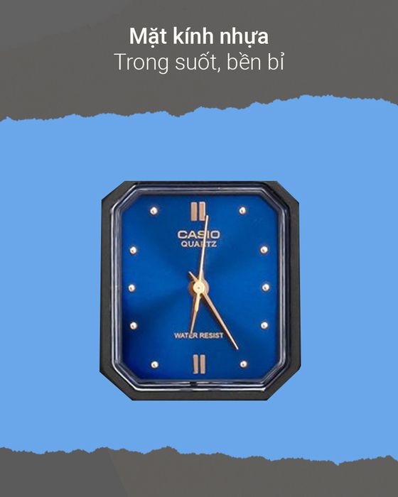 Đồng hồ nữ Casio LQ-142E-2ADF có mặt kính trong suốt