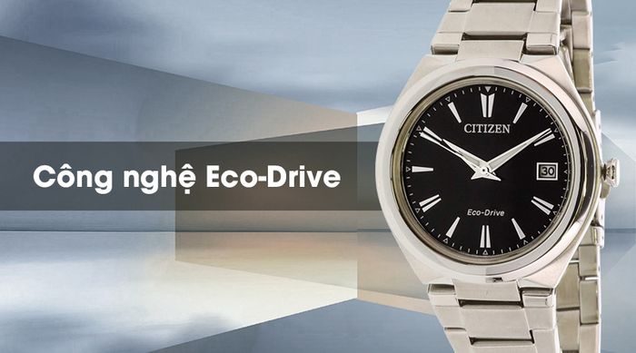 Đồng hồ nữ Citizen FE6020-56F - Eco-Drive sử dụng công nghệ Eco-Drive đột phá