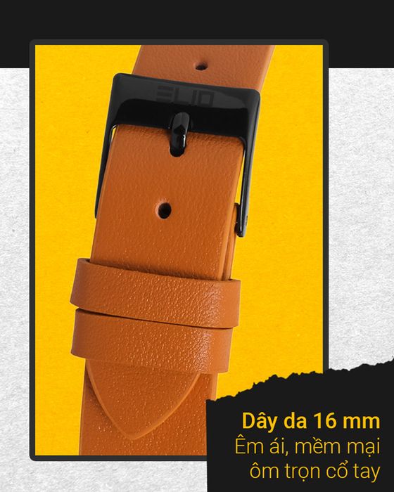Đồng hồ Nữ Elio EL057-02 có dây da êm nhẹ