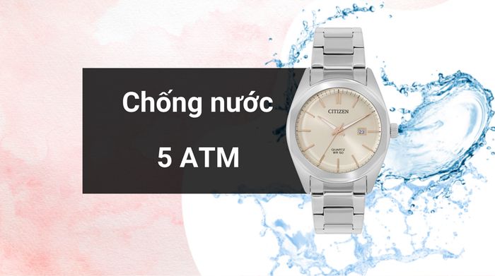 Khả năng kháng nước của mẫu đồng hồ