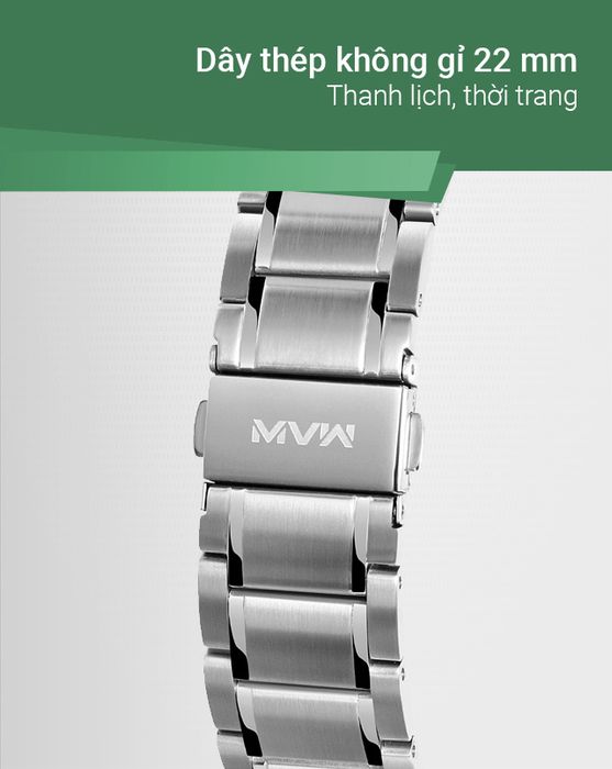 Đồng hồ Nam MWW MS058-01 có dây đeo sang trọng