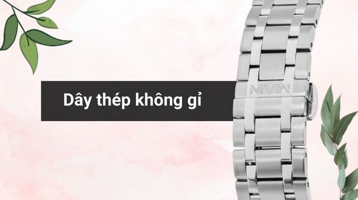 Chất liệu dây đeo của mẫu đồng hồ