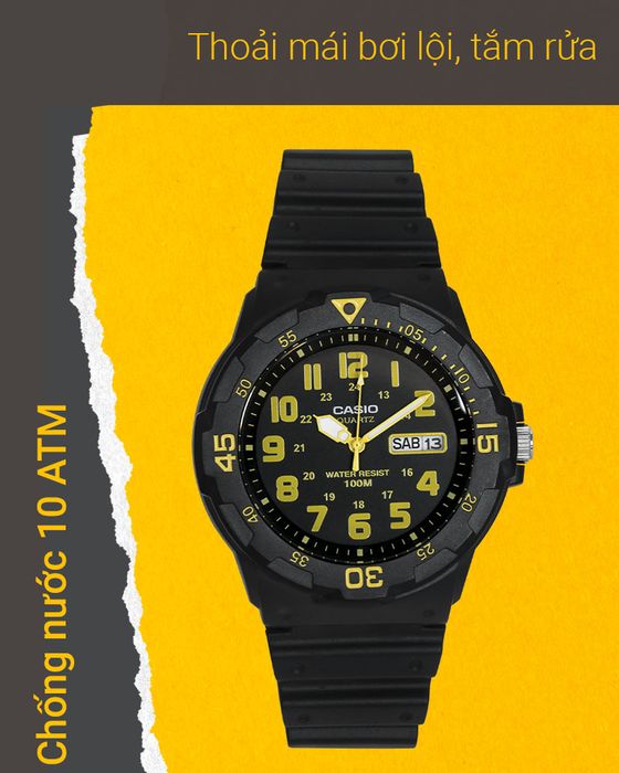 Đồng hồ Nam Casio MRW-200H-9BVDF chống nước 10 ATM
