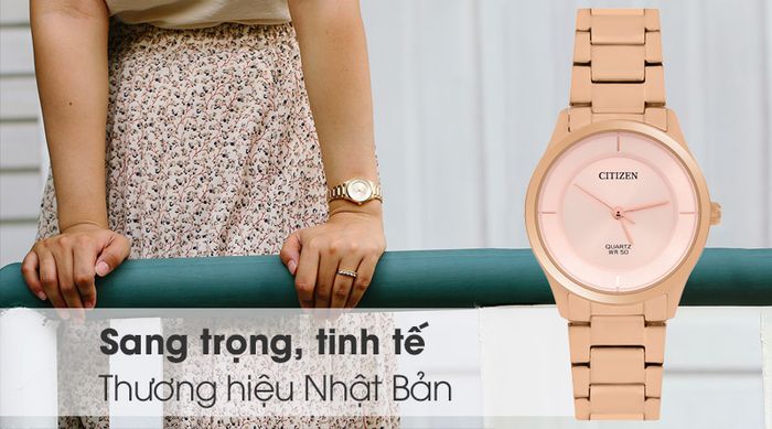 Đồng hồ nữ Citizen ER0205-80X sang trọng, tinh tế