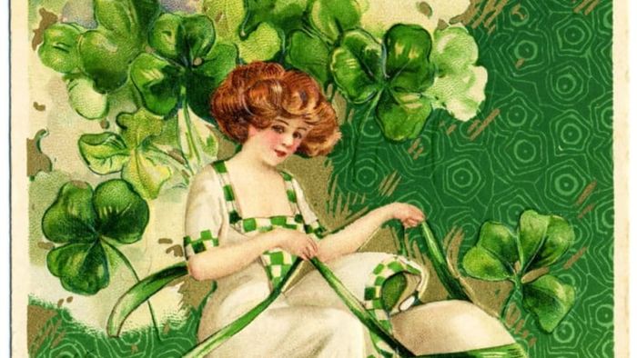 A vintage St. Patrick’s Day postcard.