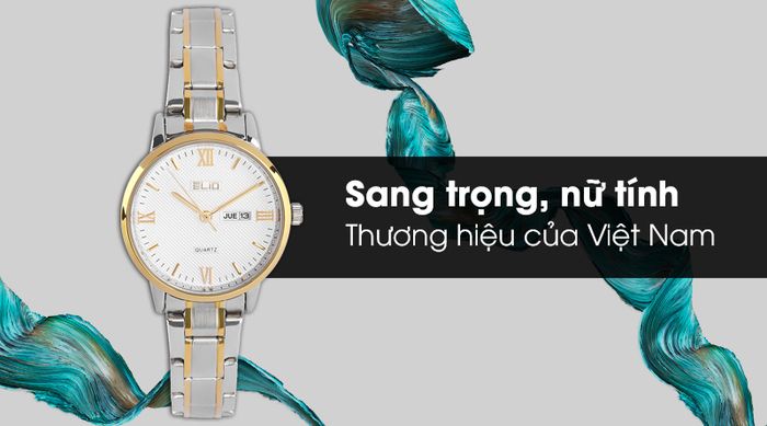 Đồng hồ nữ Elio ES025-C2 với thiết kế nữ tính và tinh tế