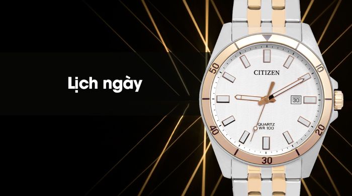 Đồng hồ Nam Citizen BI5056-58A được trang bị lịch ngày