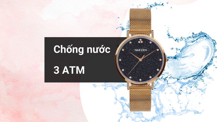 Khả năng kháng nước của mẫu đồng hồ